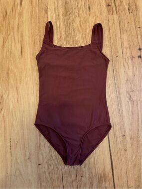 Girls' Classic Burgundy  Dance Leotard